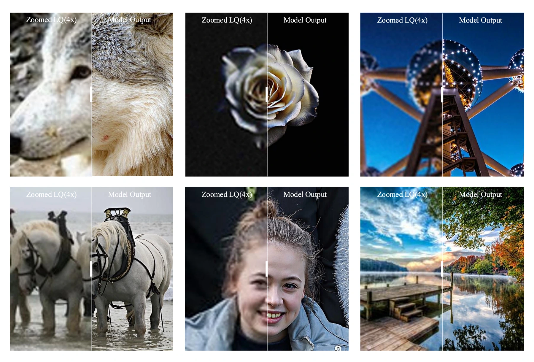 Synthetic and real-world visual examples
